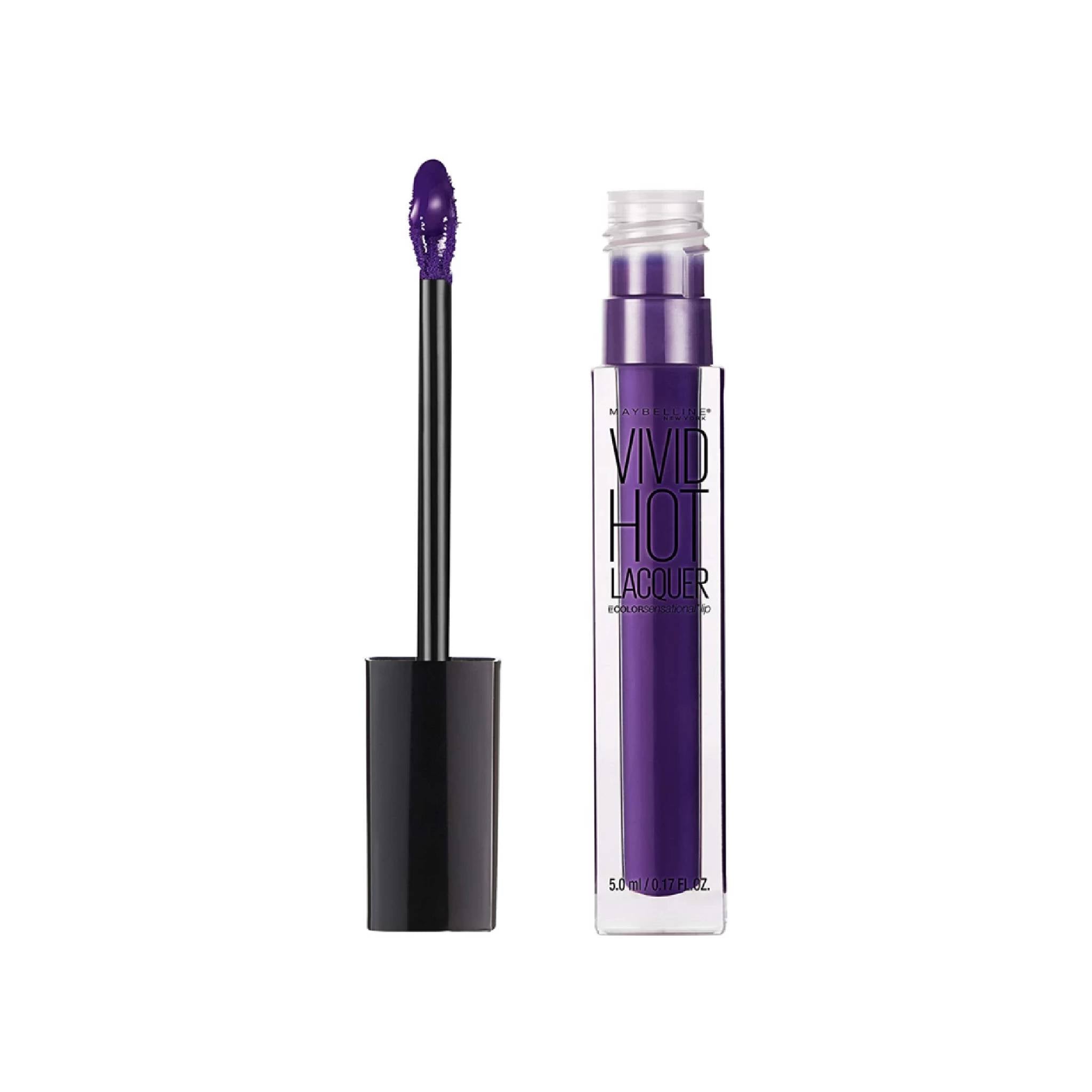 Maybelline New York Color Sensational Vivid Hot Lacquer Liquid Lipstick 78 Royal Lebanon