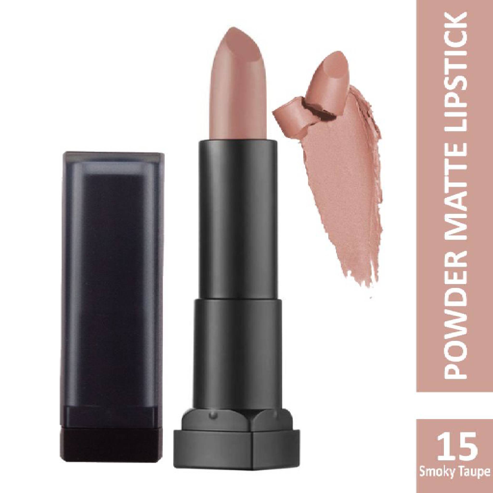 Maybelline New York Color Sensational Powder Matte Lipstick 15 Smoky Taupe Lebanon