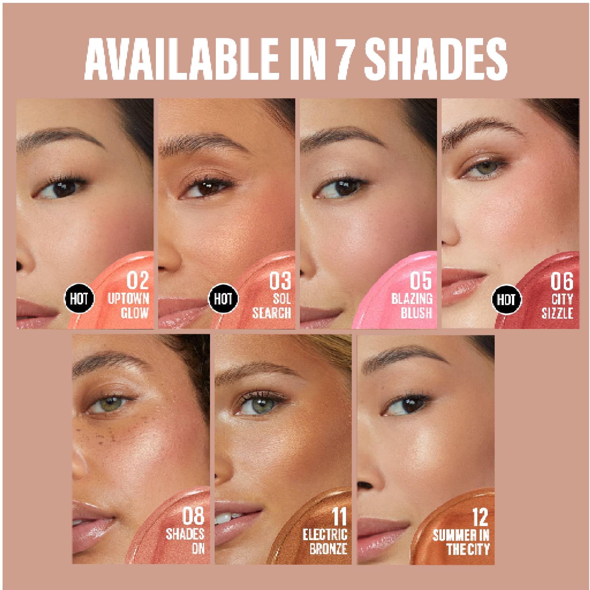 Maybelline New York Sunkisser Multi use Liquid Blush and Bronzer 06 City Sizzle Lebanon