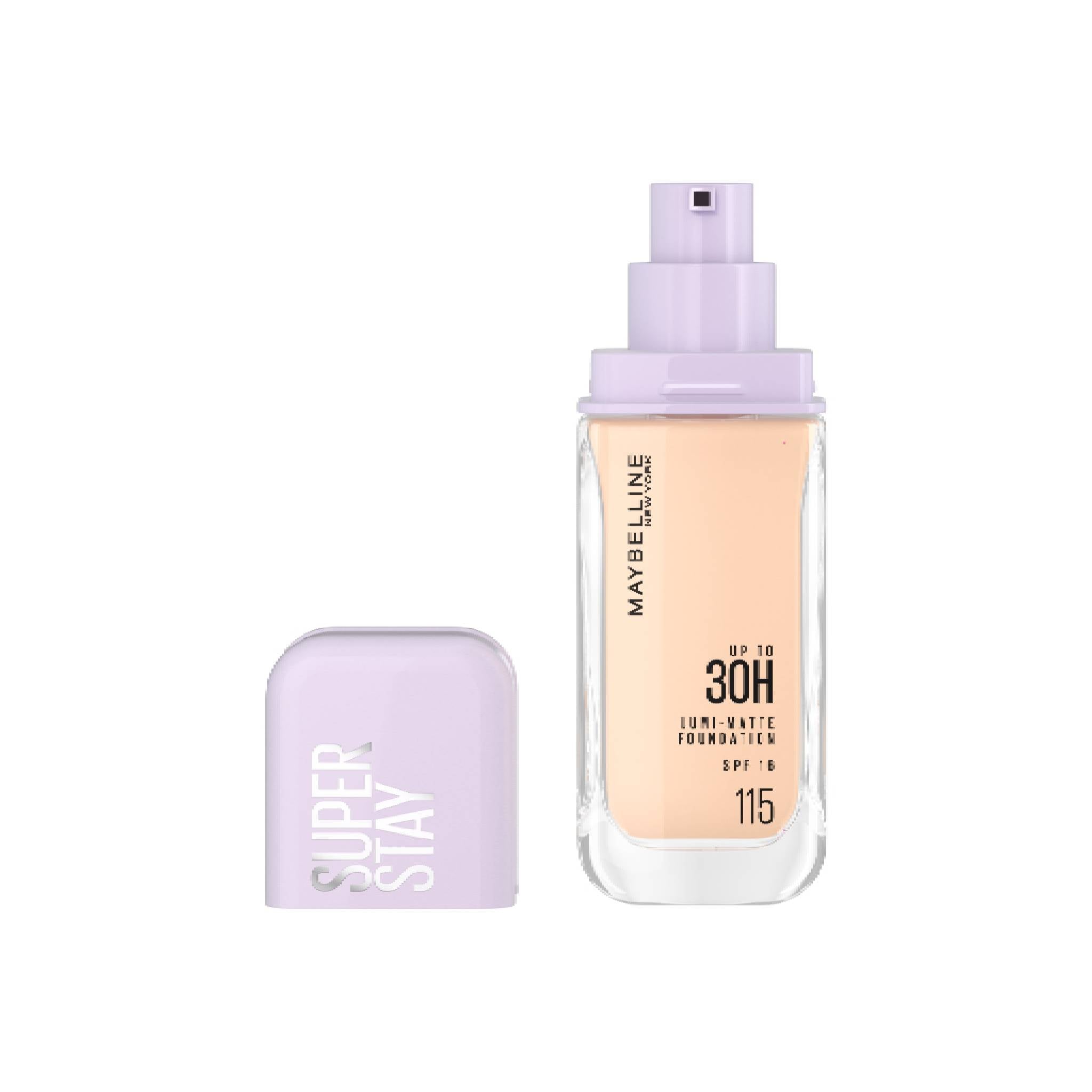 Maybelline New York Super Stay up to 30H Lumi-Matte Foundation 115 Lebanon