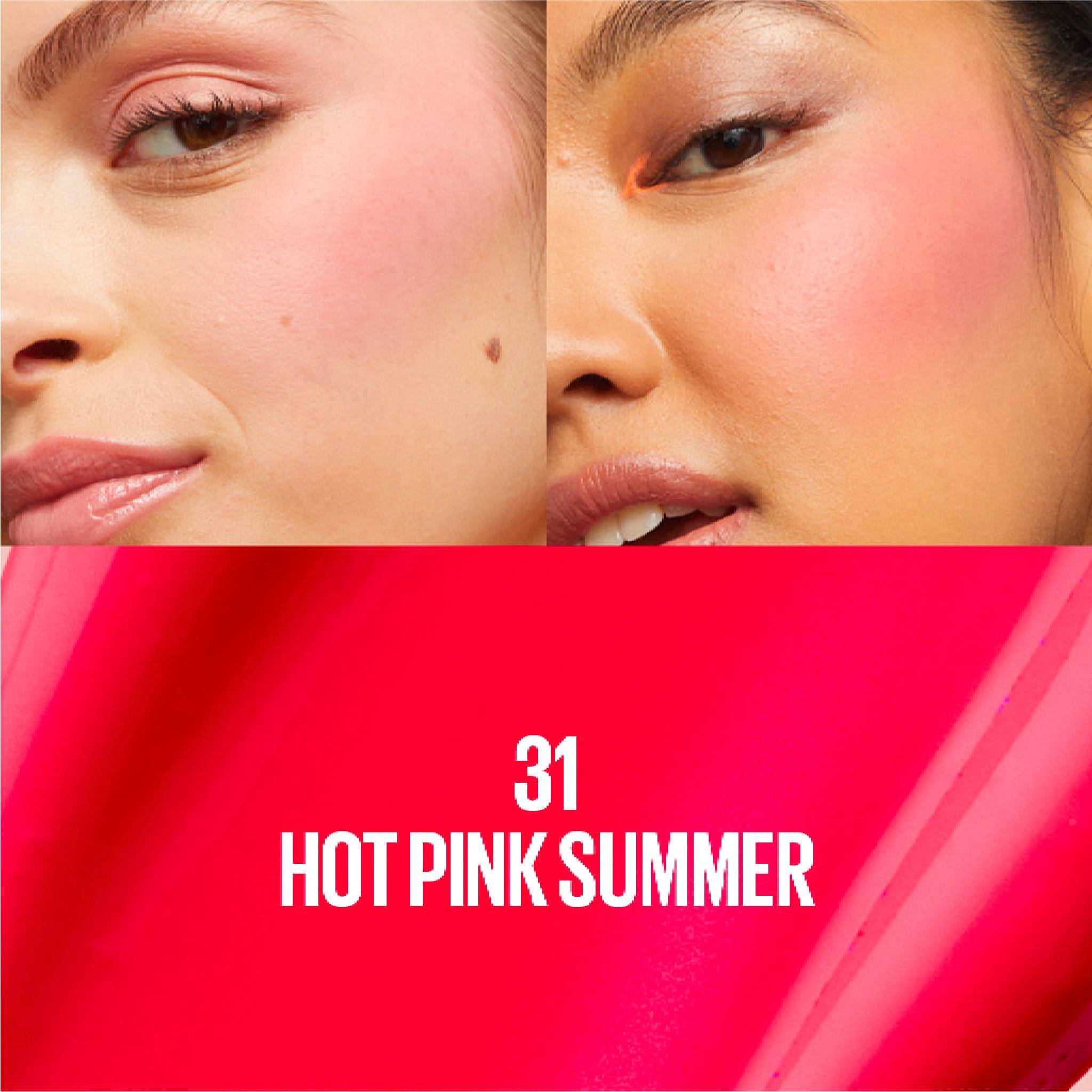 Maybelline New York Sunkisser 12H Longwear Multi-use Matte Liquid Blush, Bronzer, Blendable, Buildable 34 Peachy Quench Lebanon