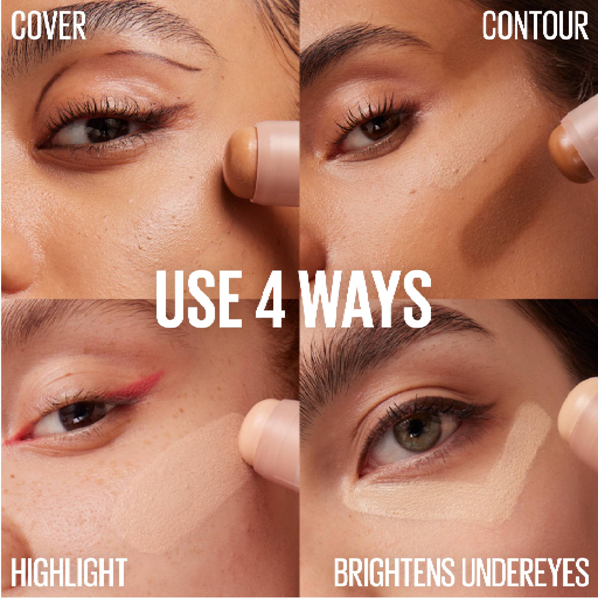 Maybelline New York Maybelline New York Lifter Stix Multi-Use Face Stick Contour, Bronzer, Concealer and Foundation Stick, All-In-One Creamy Face Makeup 55 Lebanon