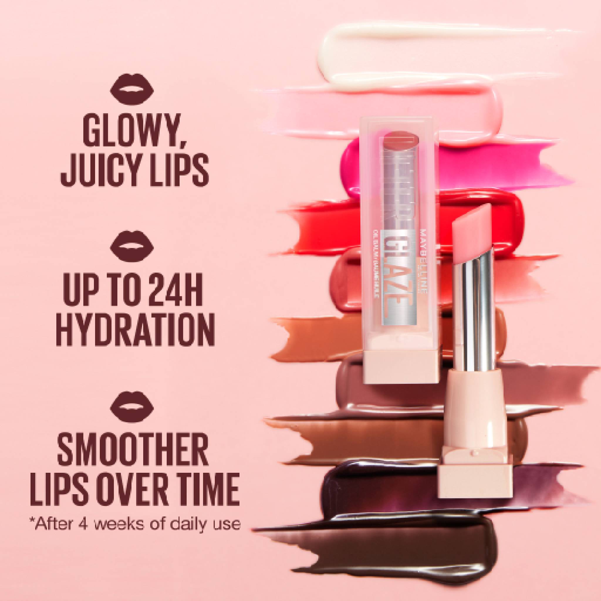 Maybelline New York Lifter Glaze™ Lip Balm Glaze Lips in Melty Goodness 004 Cherry Swirl Lebanon