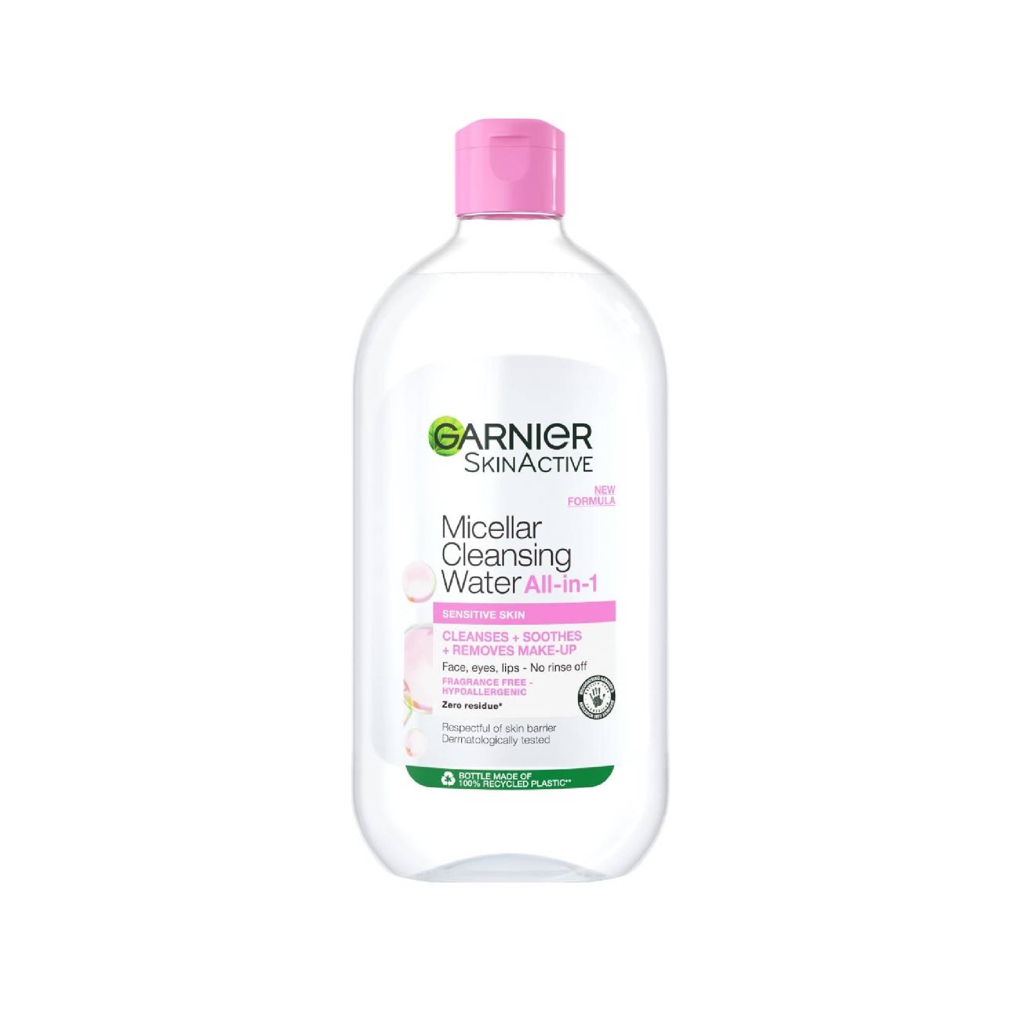 Garnier Micellar Water Facial Cleanser and Makeup Remover Pink for Sensitive Skin 400ml Lebanon