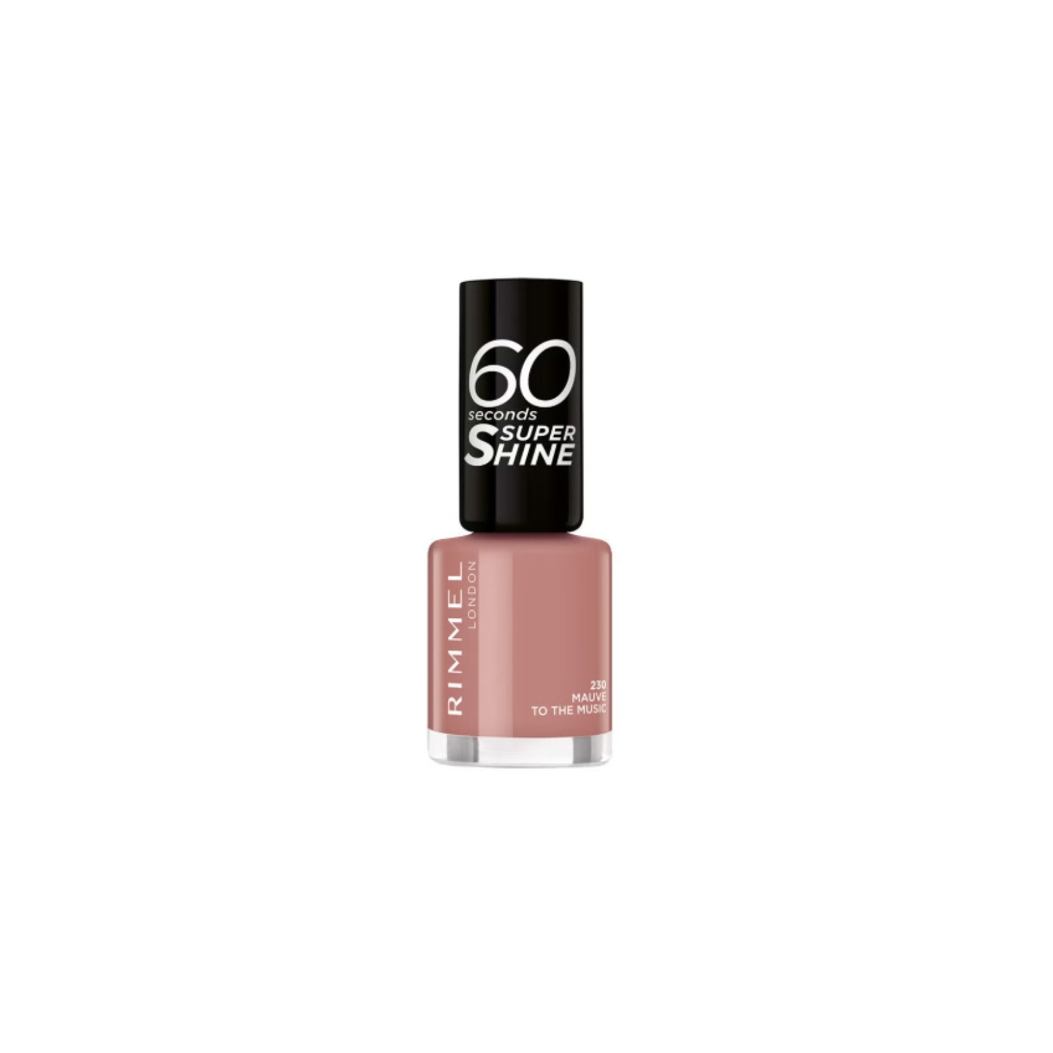 Rimmel London 60 Seconds Super Shine Nail Polish 230 Mauve to The Music Lebanon