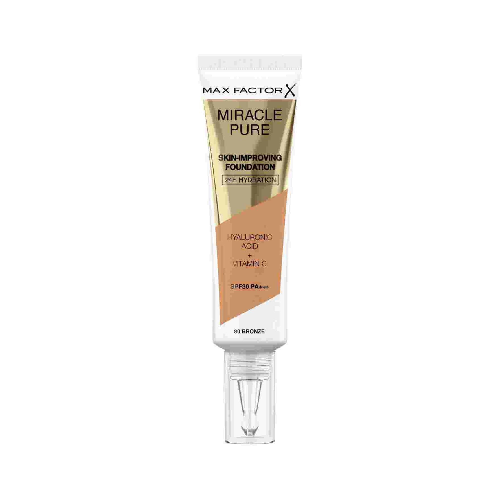 Max Factor Miracle Pure Skin Improving Foundation 80 Bronze Lebanon