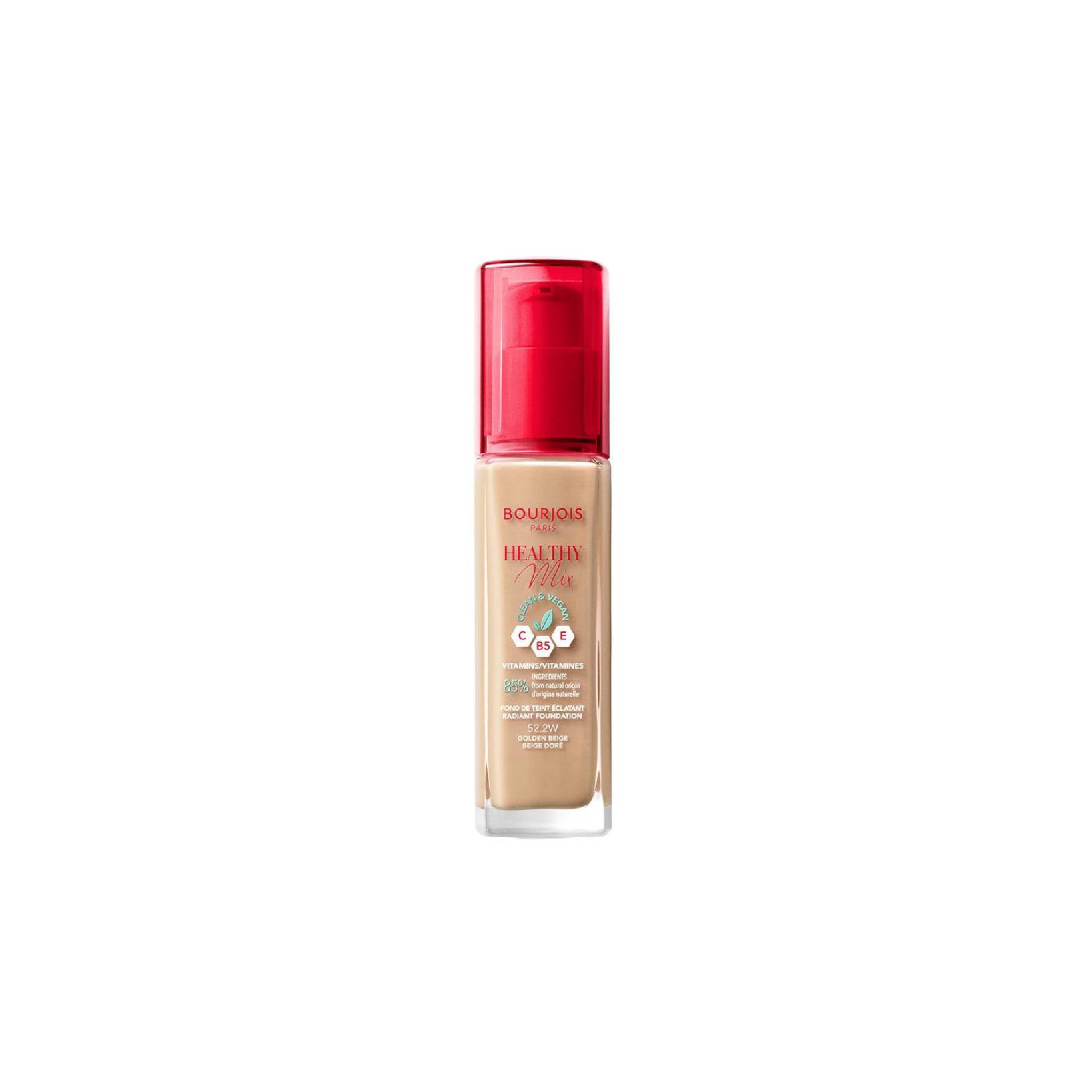 Bourjois Paris Healthy Mix Clean Foundation 52.2W Golden Beige Lebanon