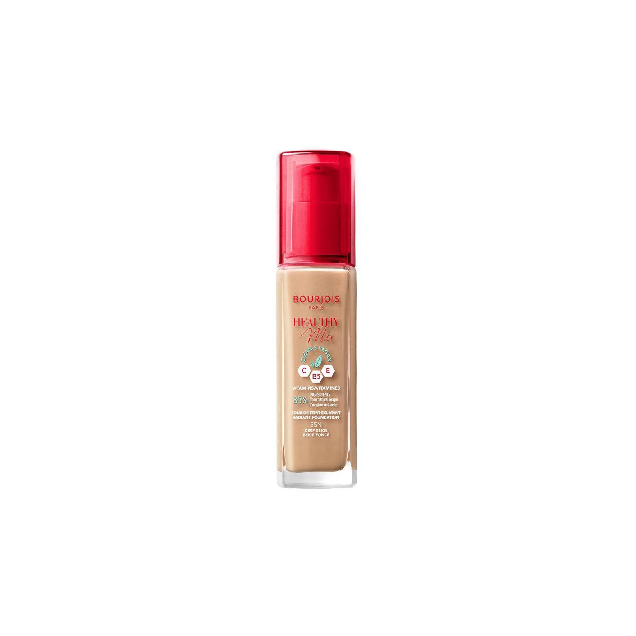 Bourjois Paris Healthy Mix Clean Foundation 55N Deep Beige Lebanon