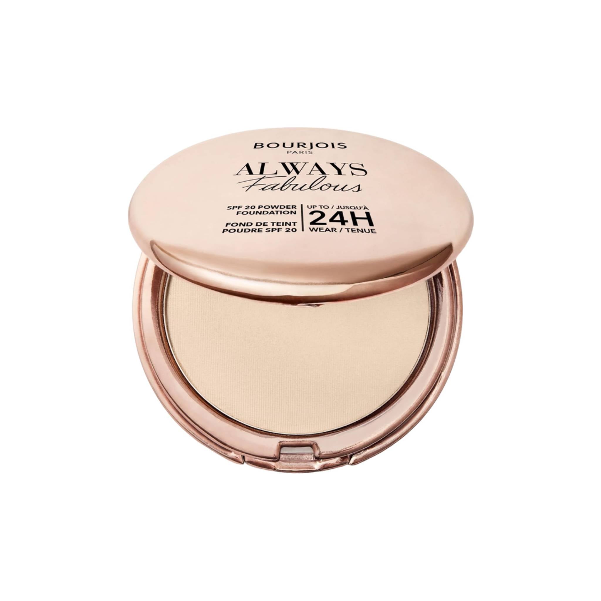 Bourjois Paris Always Fabulous Compact Powder 100 Rose Ivory Lebanon