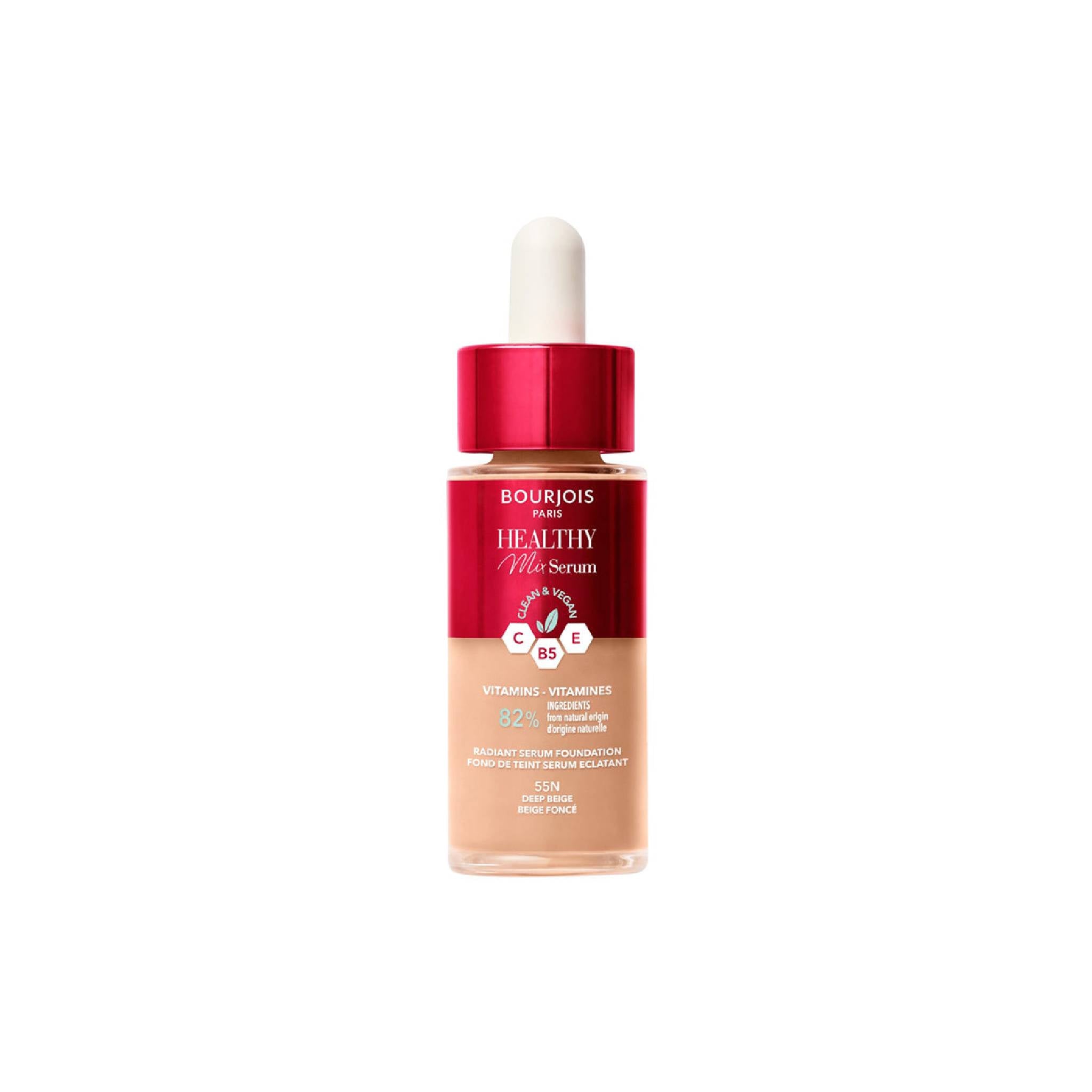 Bourjois Paris Healthy Mix Serum Foundation 55 Deep Beige Lebanon