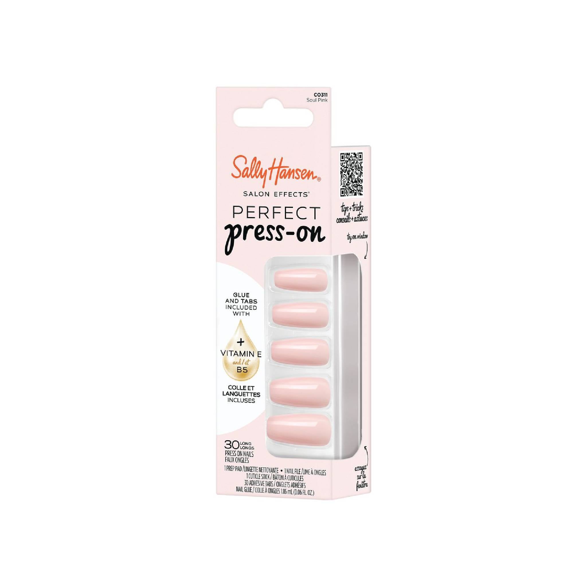 Sally Hansen Press on Nails Kit Soul Pink Lebanon