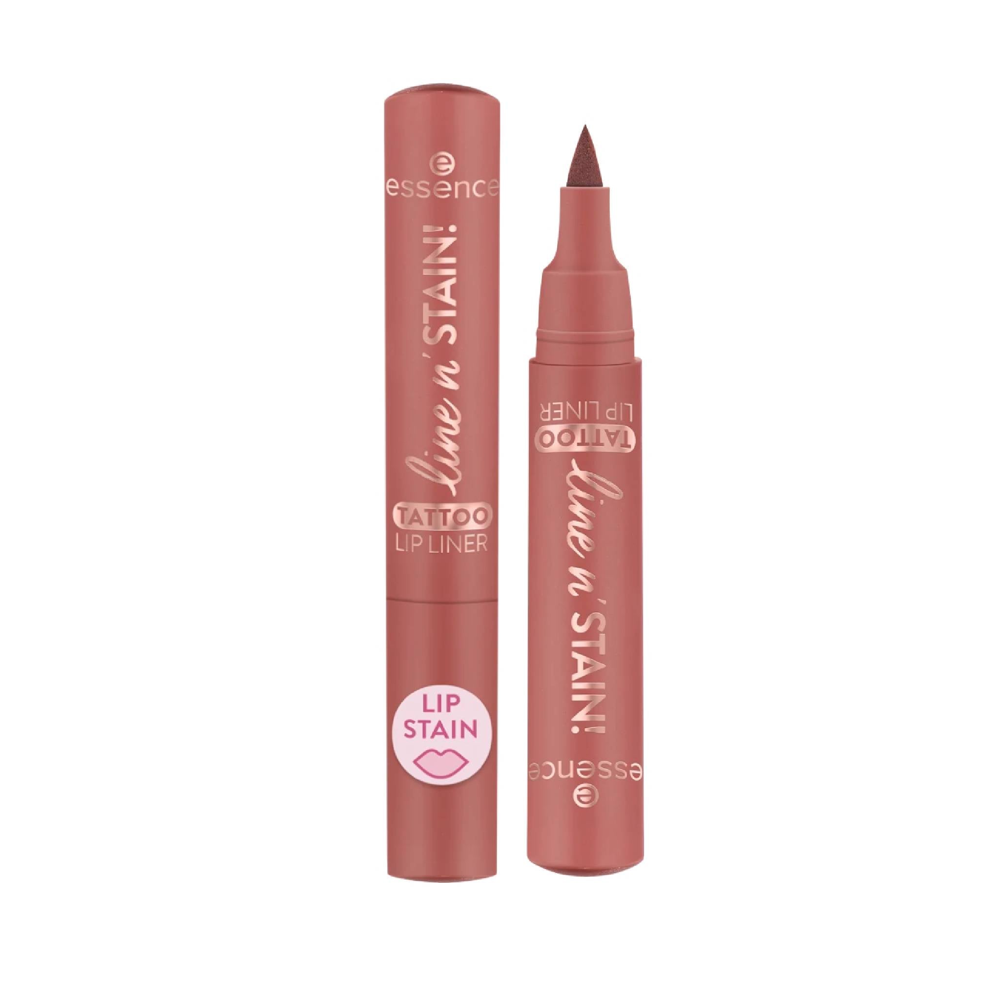 Essence Line N Stain! Tattoo Lip Liner 02 Must Have Brown Lebanon