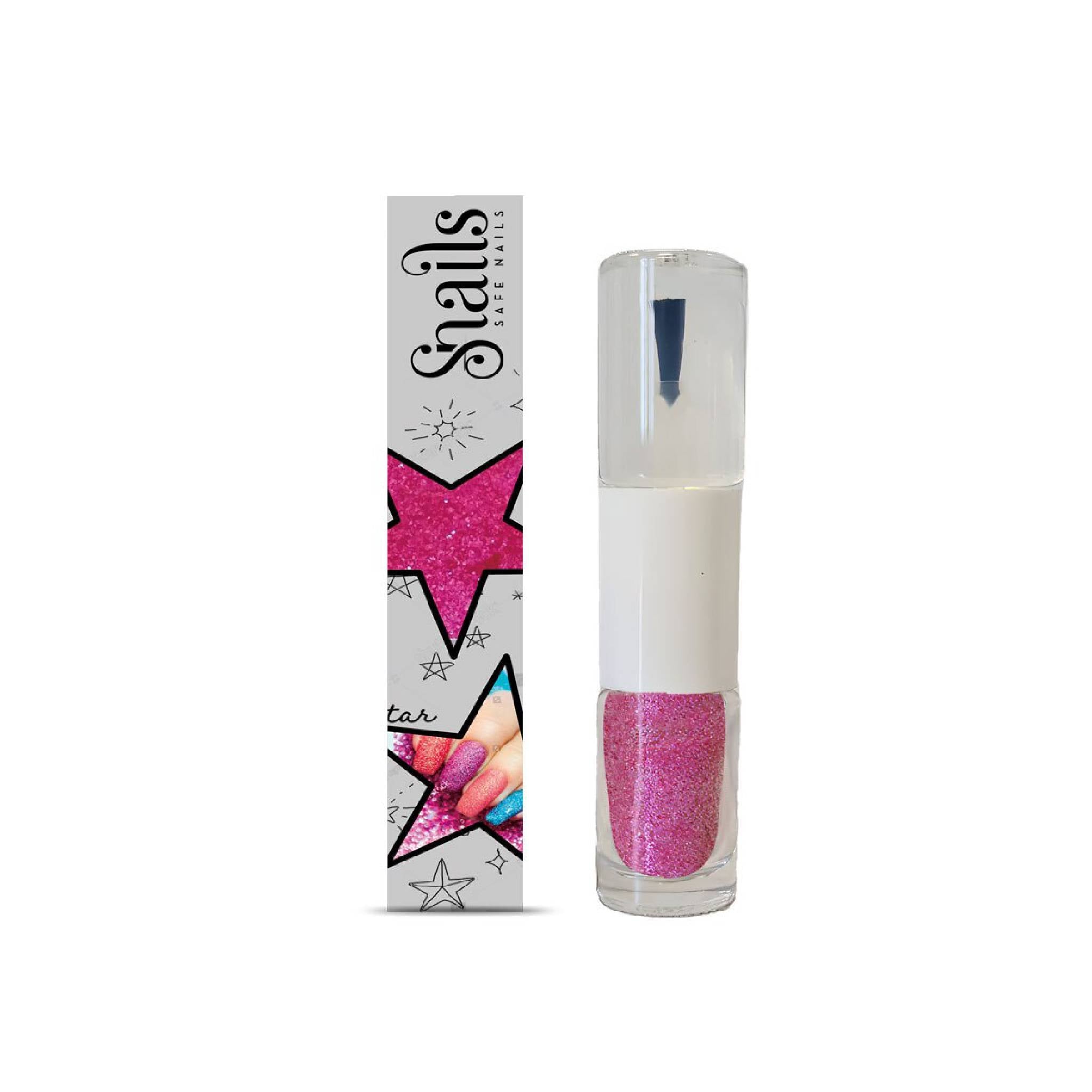 Snails Safe Nails Magic Dust Pink 2-In-1 Nail Glitter With Top Coat 6.5g Lebanon