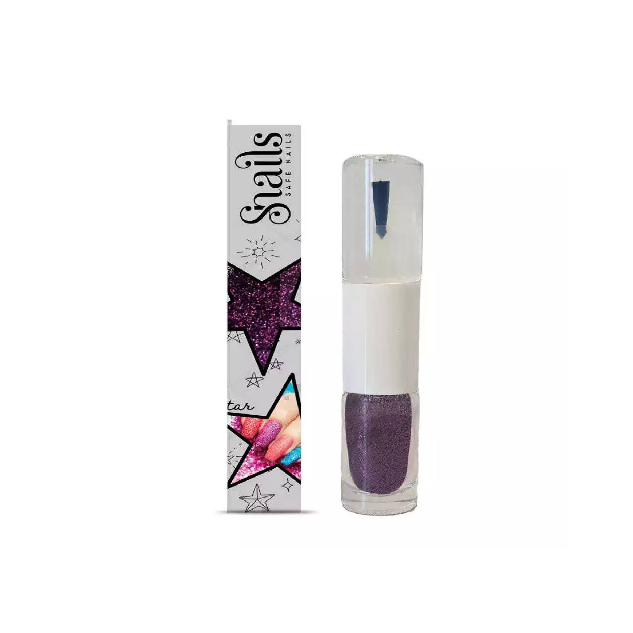 Snails Safe Nails Magic Dust Purple 2-In-1 Nail Glitter With Top Coat 6.5g Lebanon