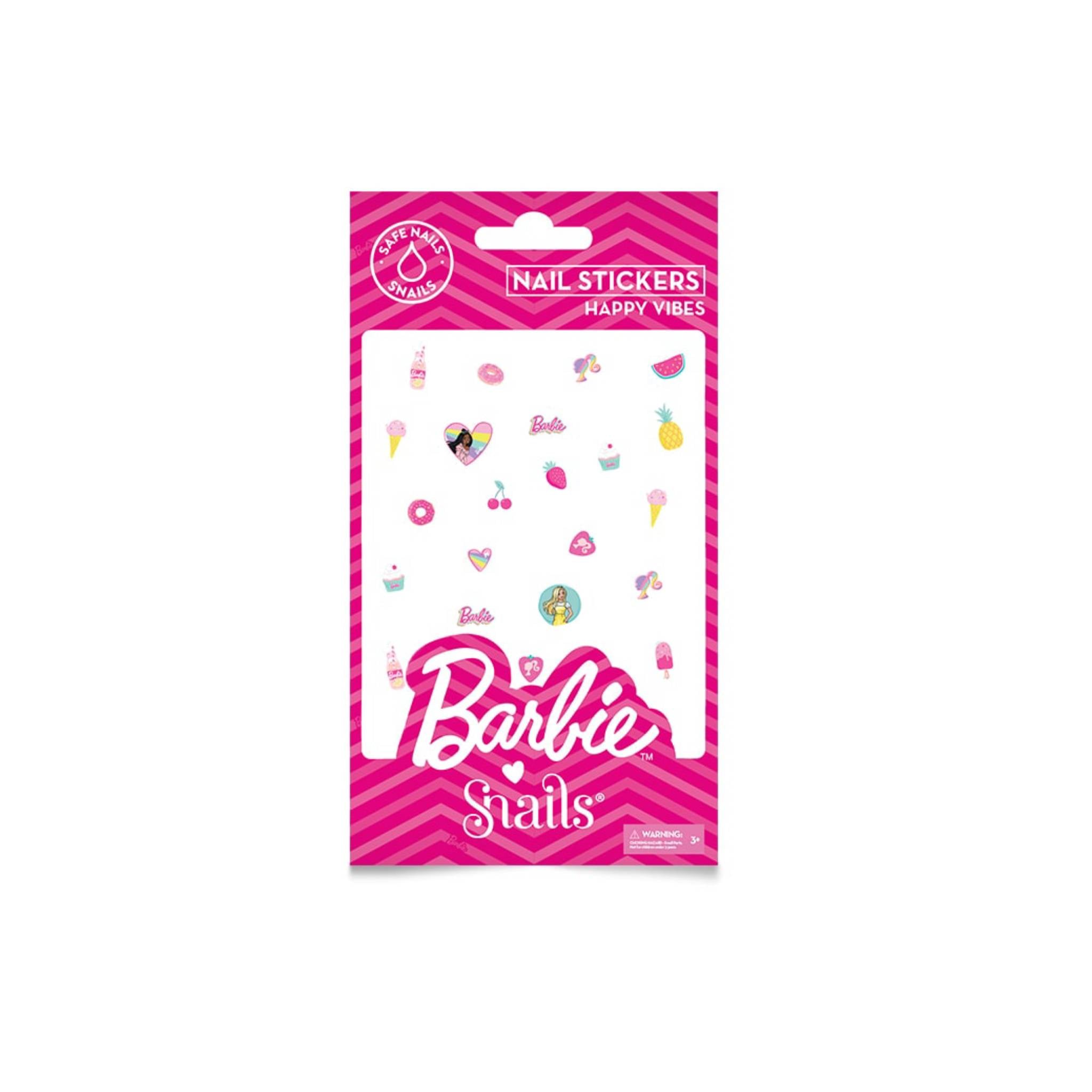 Snails Safe Nails Barbie Nail Stickers Happy Vibes Lebanon