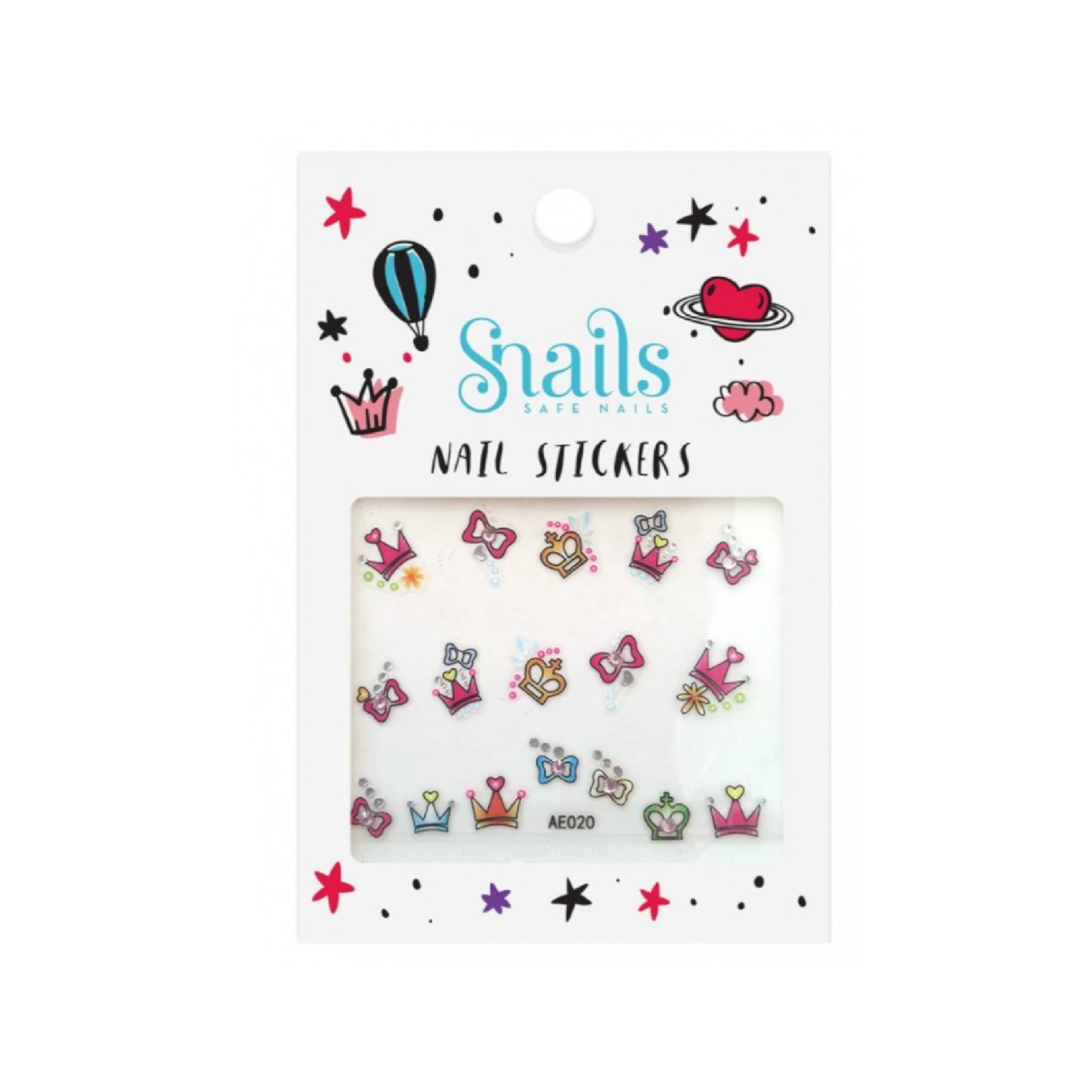Snails Safe Nails Nail Stickers Perfect Princess 17Pcs Lebanon