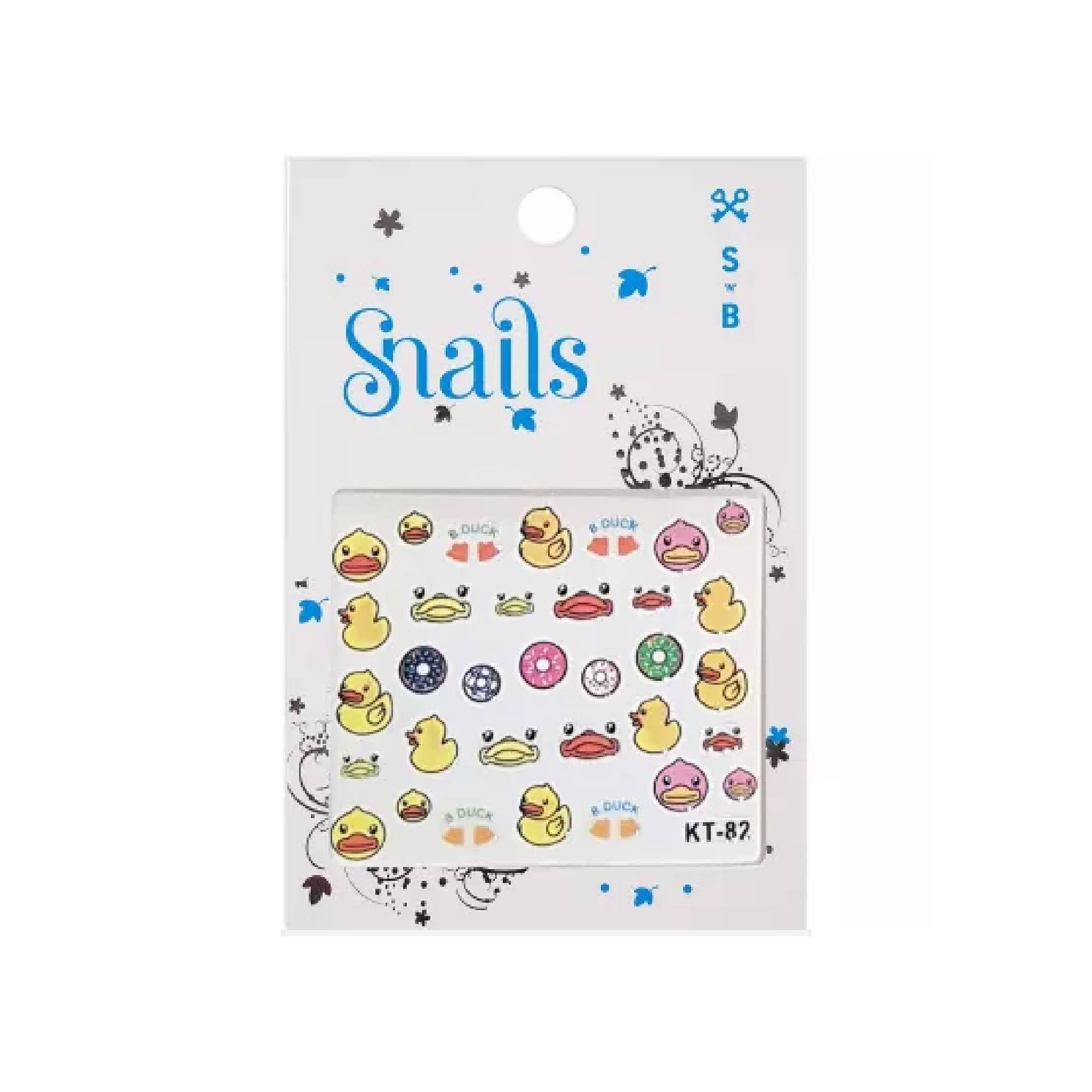 Snails Safe Nails Nail Stickers Quack Quack 32Pcs Lebanon