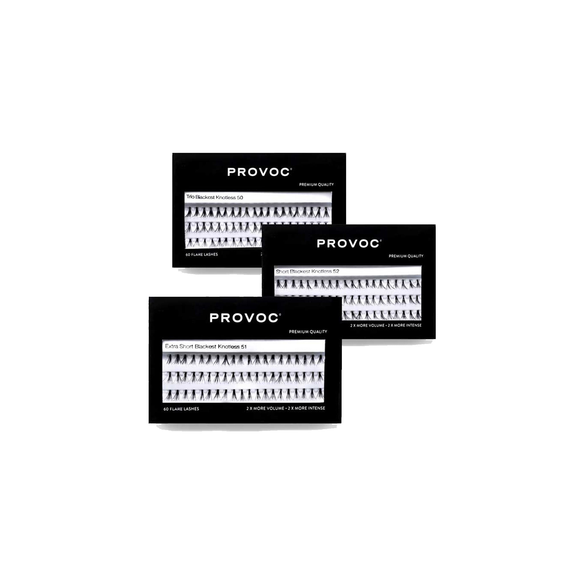 Provoc Flare Lashes 50 Trio Blackest Lebanon