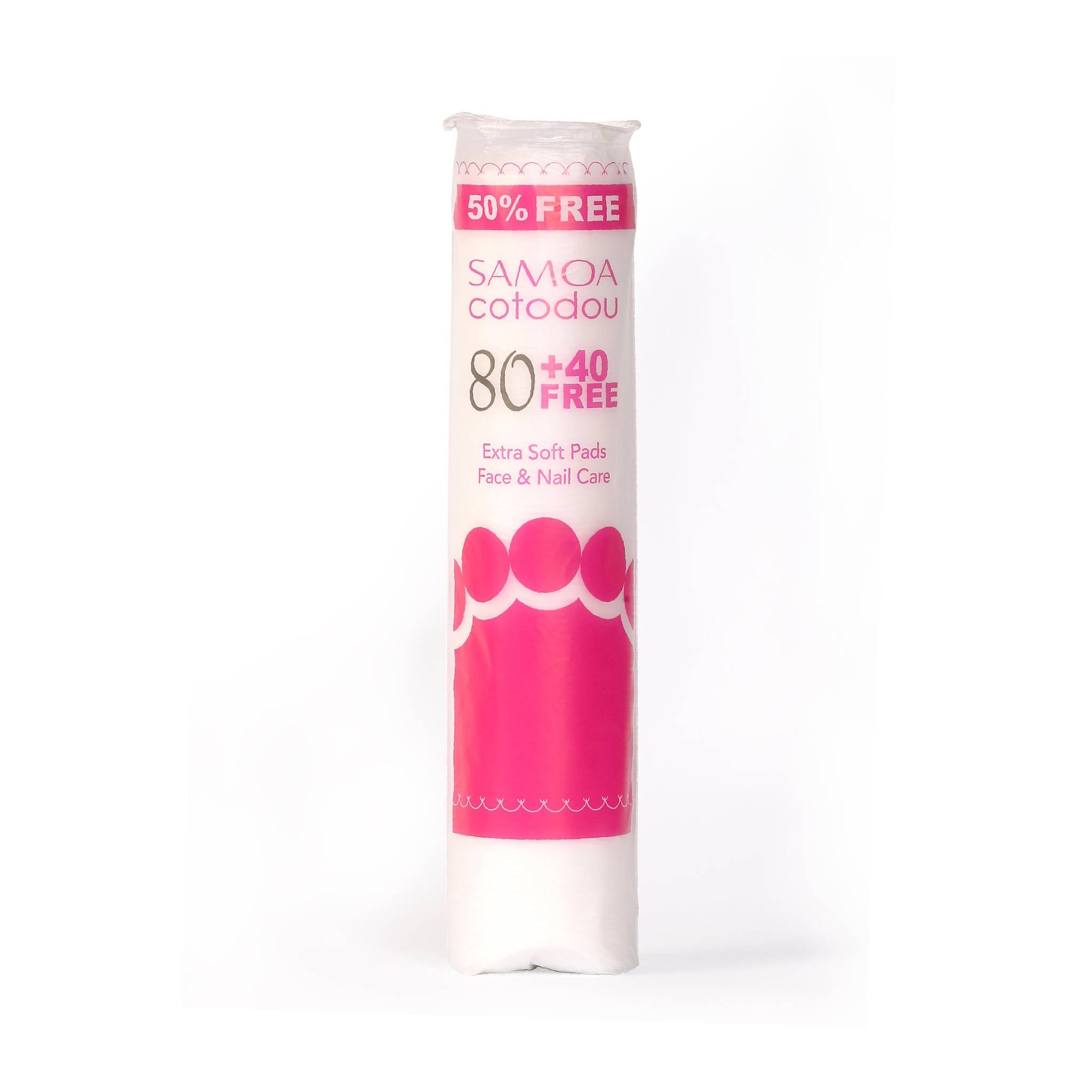 Samoa Cosmetics Cotodou Cotton Disques 80 + 40 Disques Lebanon