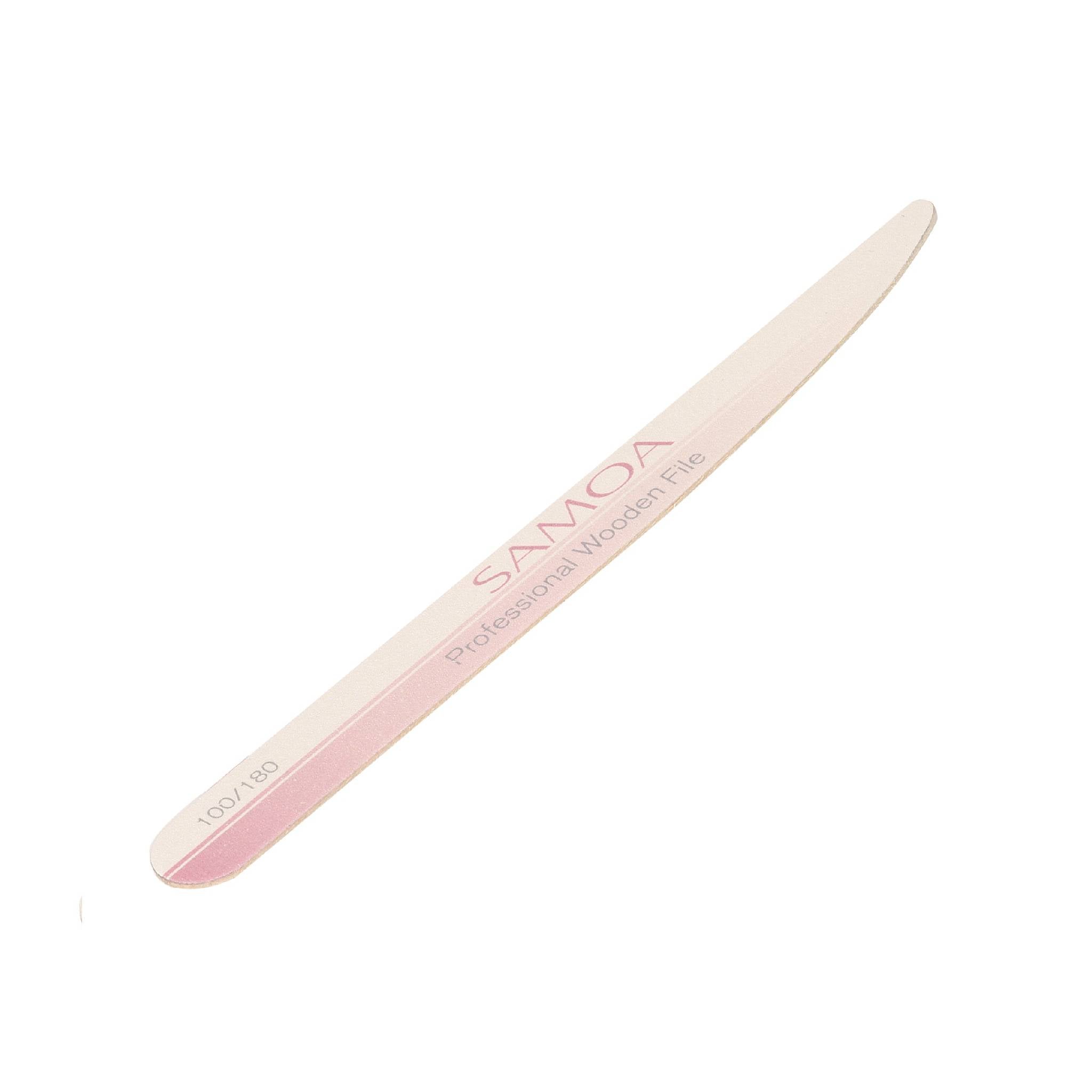 Samoa Cosmetics Professional Wooden Nail File Full 100/180 Lebanon