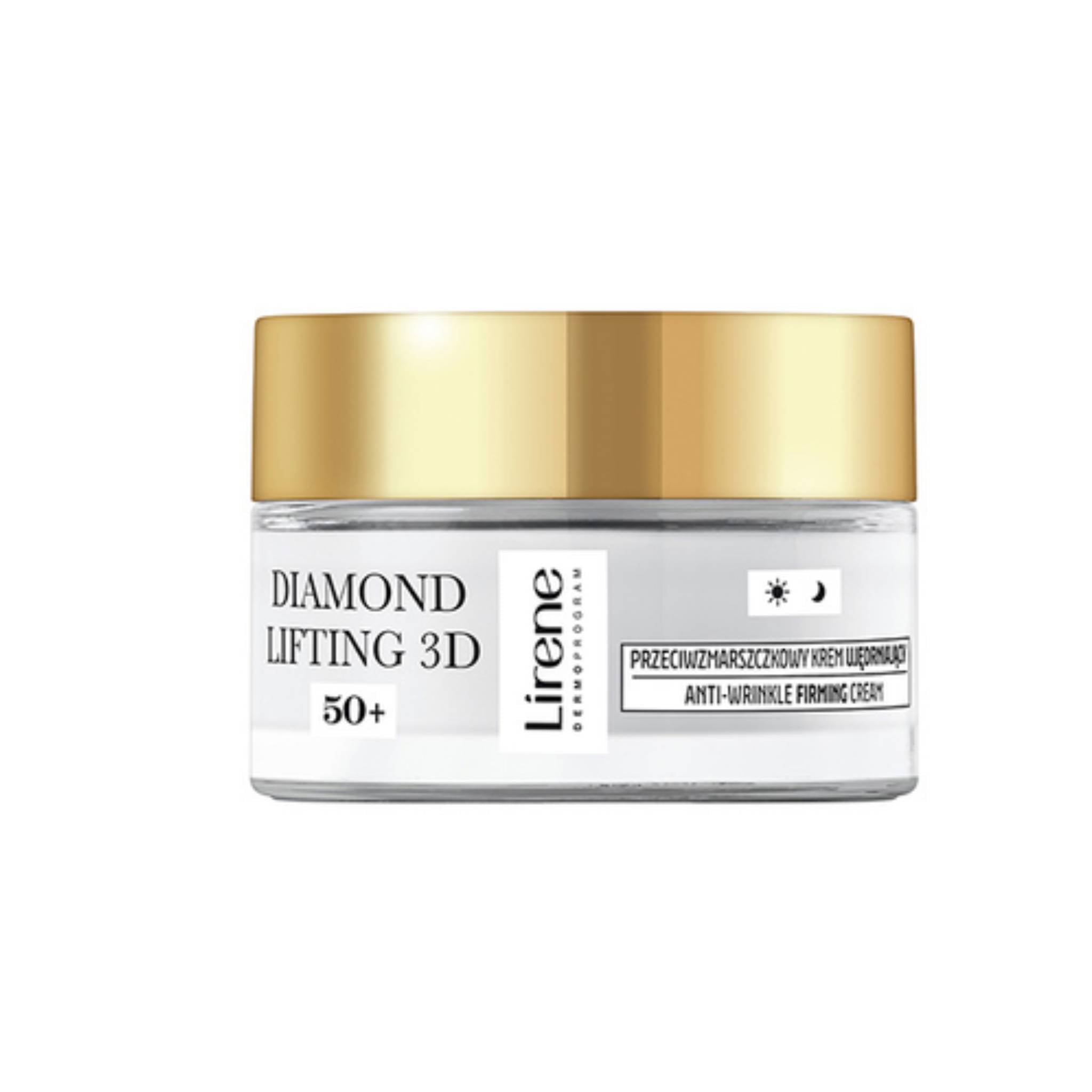 Lirene Diamond 3D Lifting Anti-Wrinkle Firming Cream 50+ Day/Night 50ml Lebanon