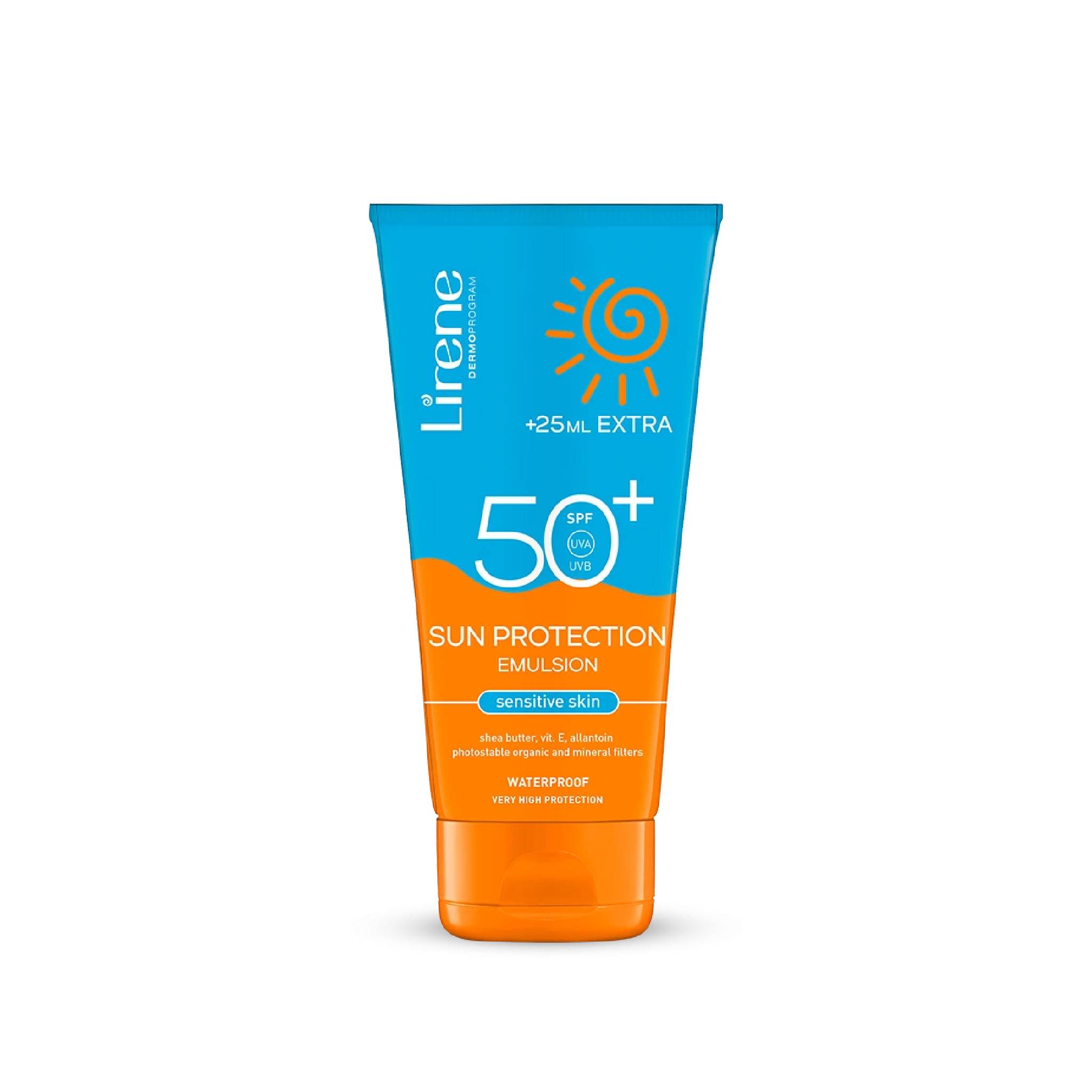 Lirene Sun Protection Emulsion For Sensitive Skin SPF50+ 175ml Lebanon