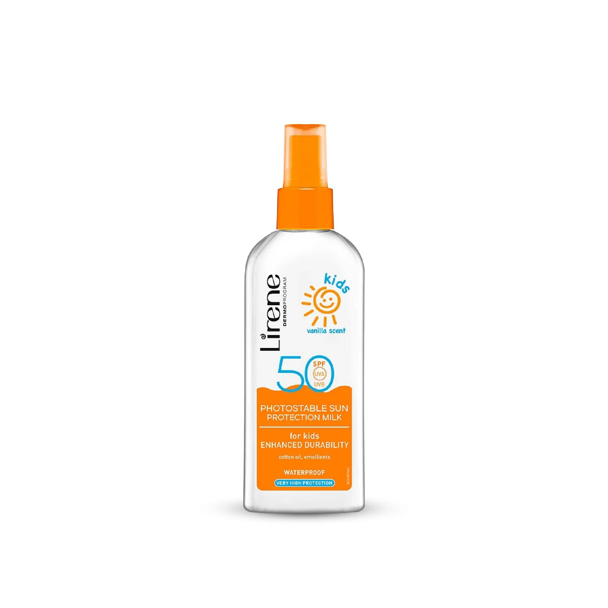 Lirene Sun Protection Milk Spray For Kids SPF50 150ml Lebanon