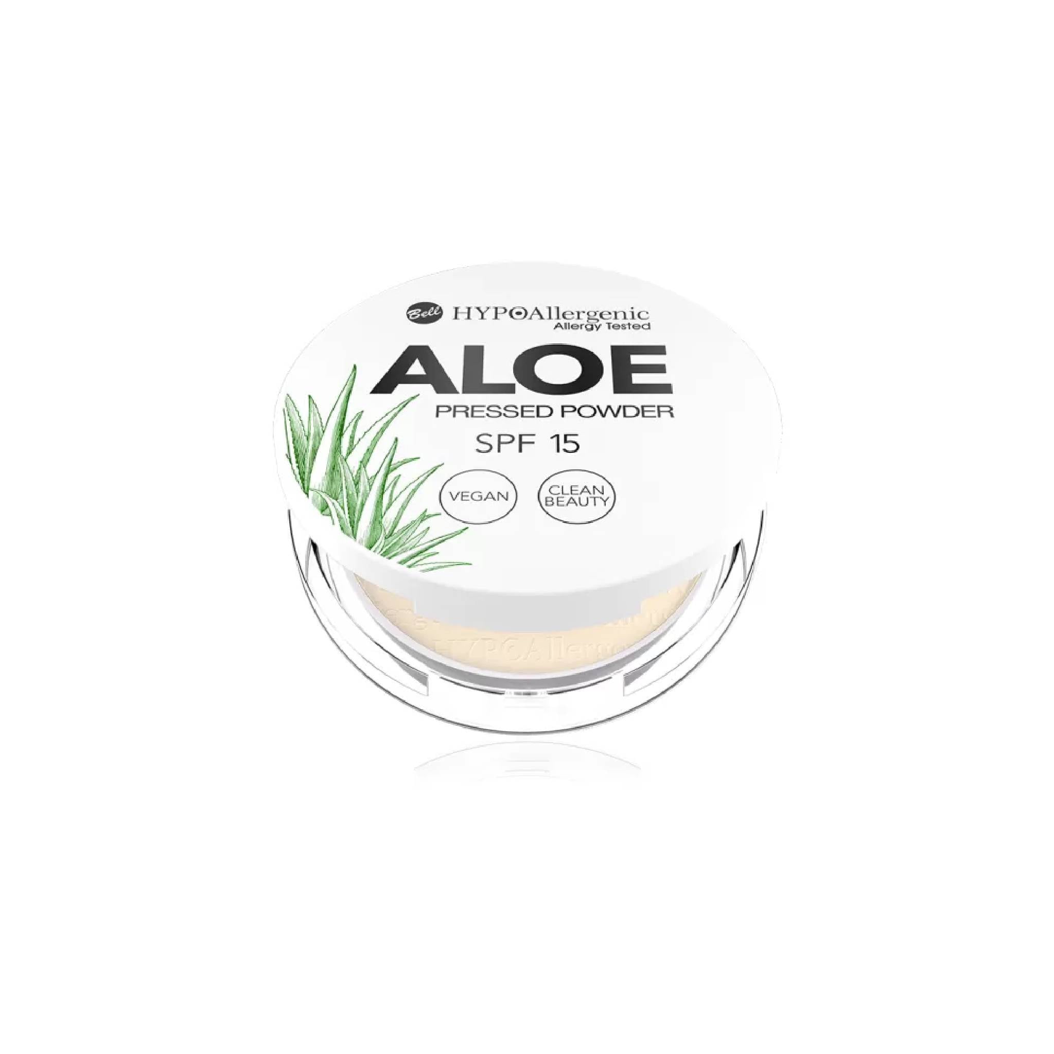Bell HYPOAllergenic Aloe Vegan Pressed Powder SPF15 02 Vanilla Lebanon