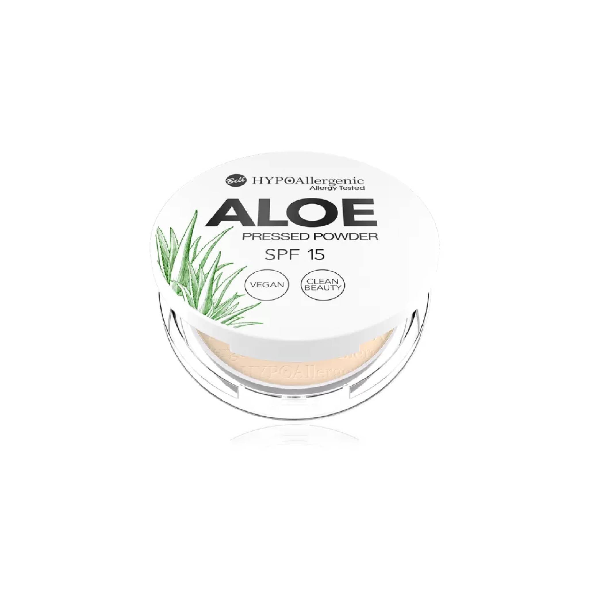 Bell HYPOAllergenic Aloe Vegan Pressed Powder SPF15 03 Natural Lebanon