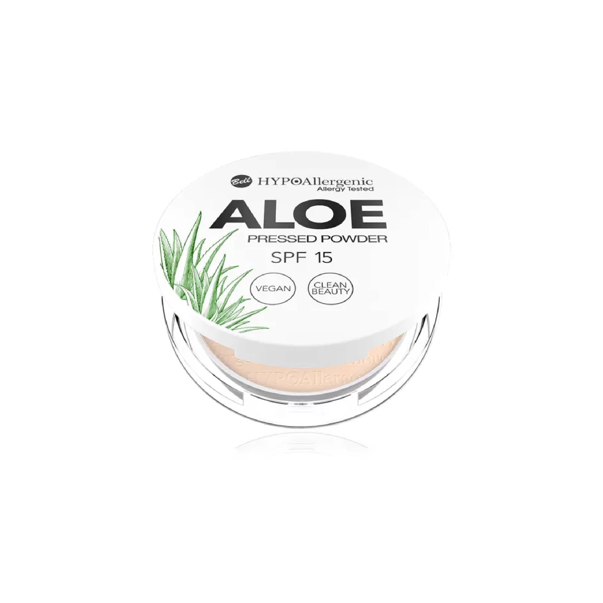 Bell HYPOAllergenic Aloe Vegan Pressed Powder SPF15 04 Honey Lebanon