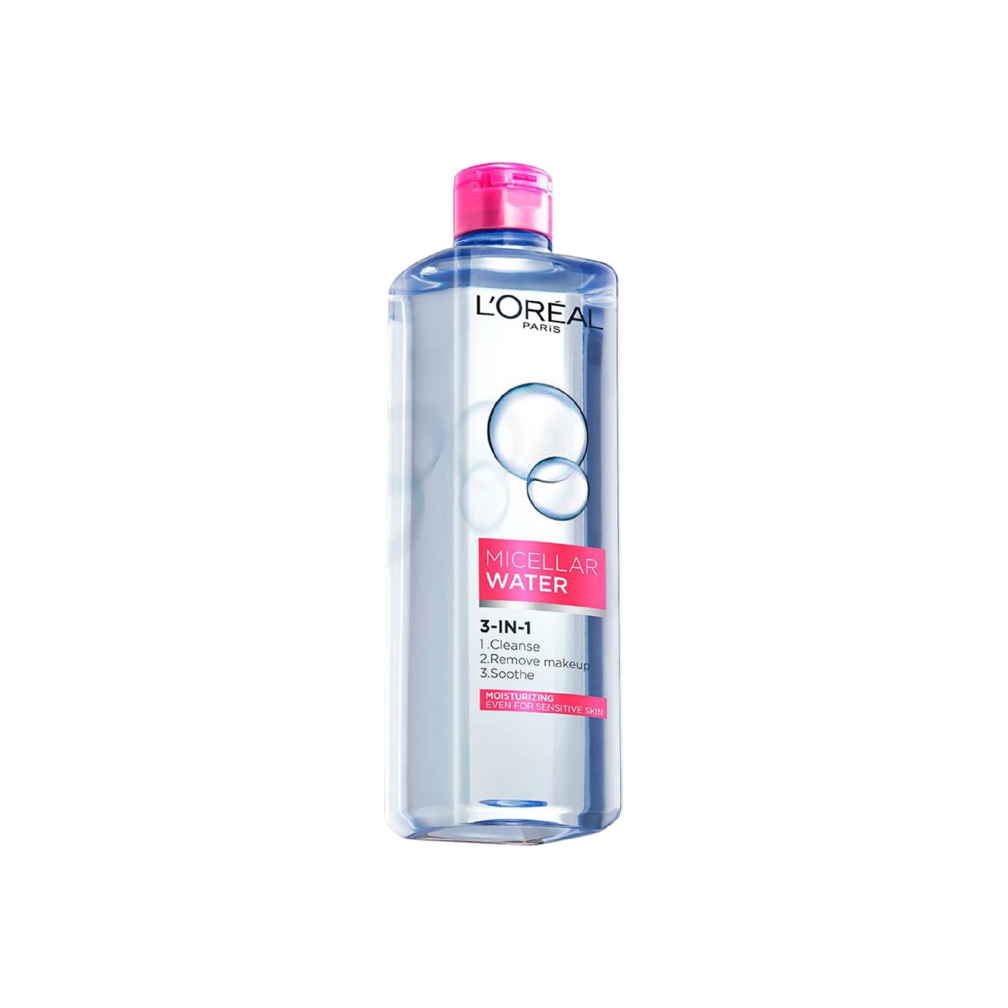 L'Oreal Paris 3-in-1 Refreshing Micellar Water, deep cleansing moisturize micellar for dry to normal skin 400ml Lebanon
