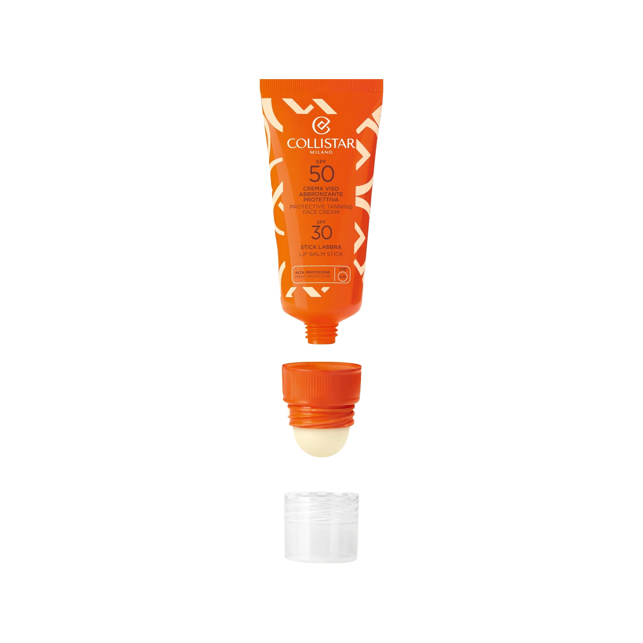 Protective Tanning Face Cream SPF50 + Lip Balm Stick SPF30