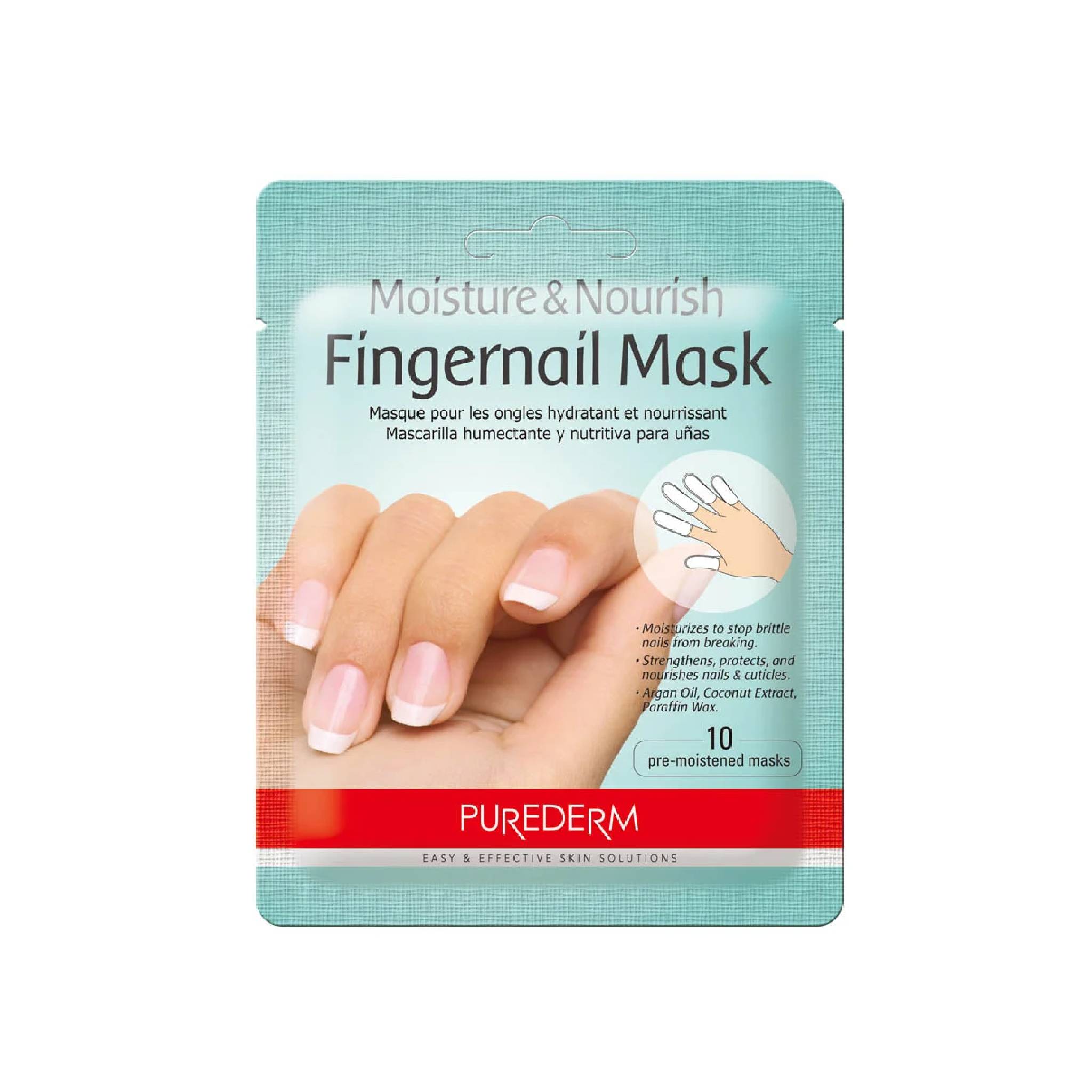 Purederm Moisture And Nourish Fingernail Mask 10Masks Lebanon