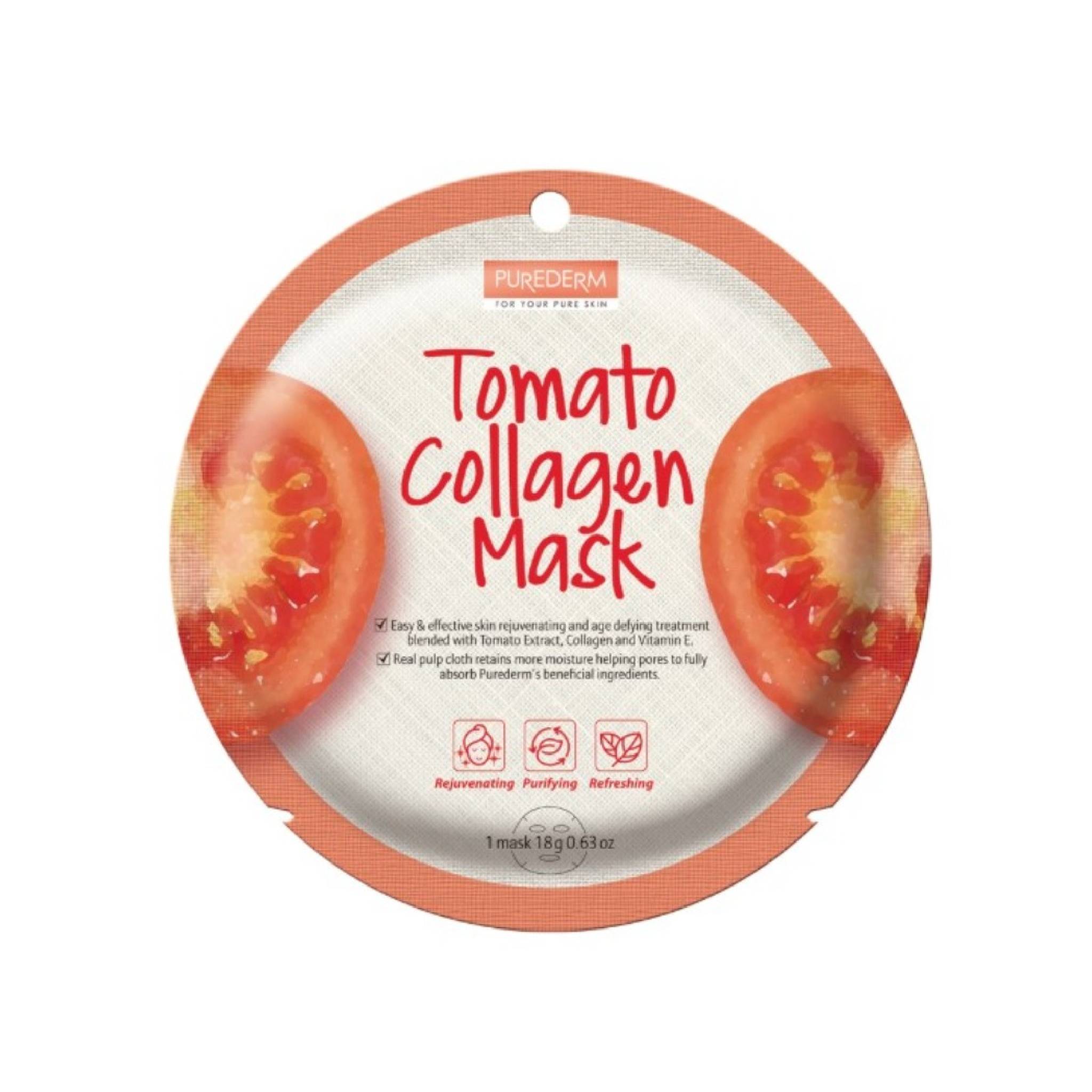 Purederm Tomato Collagen Mask 1Mask Lebanon