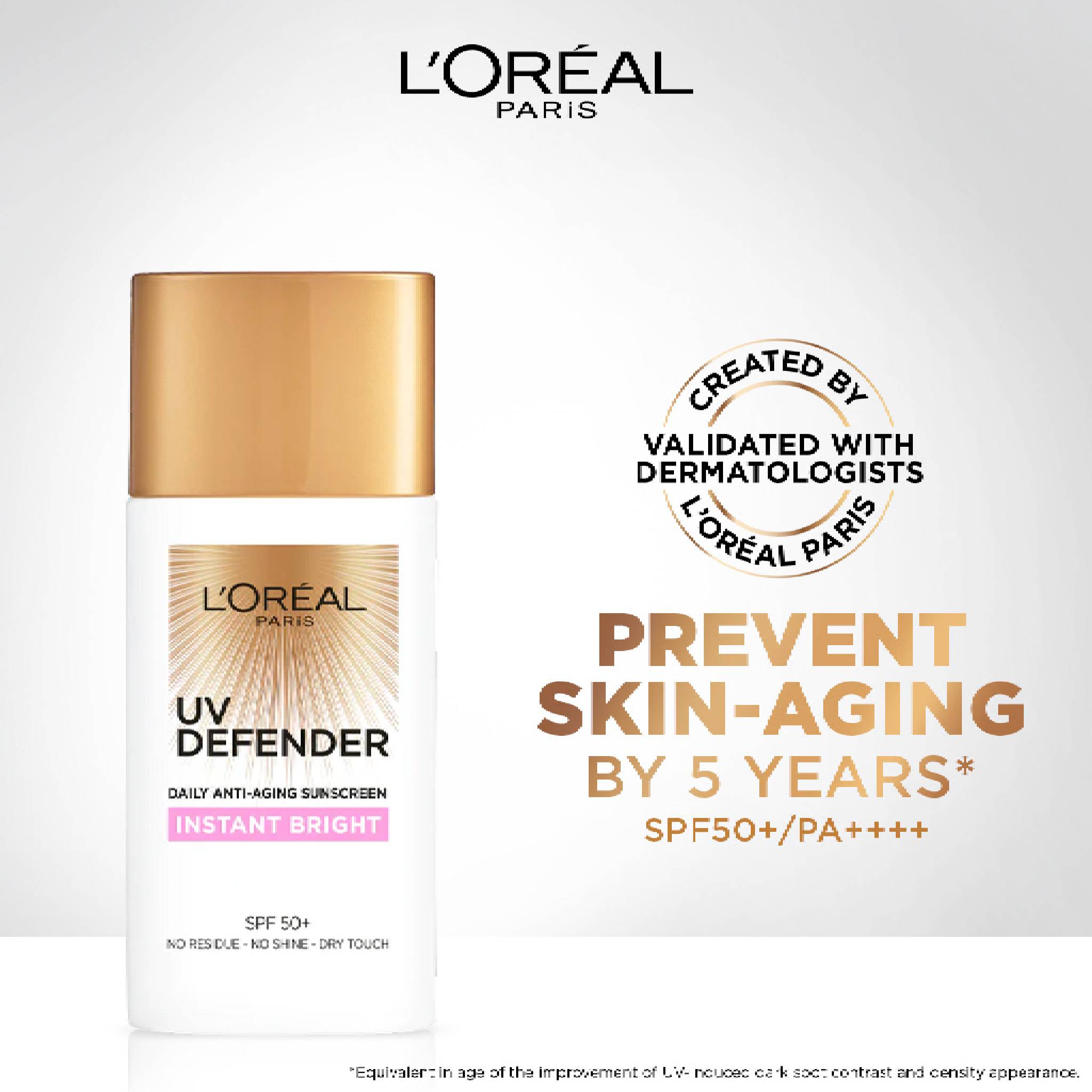 UV Defender Sunscreen SPF50+/PA++++  -Instant Bright