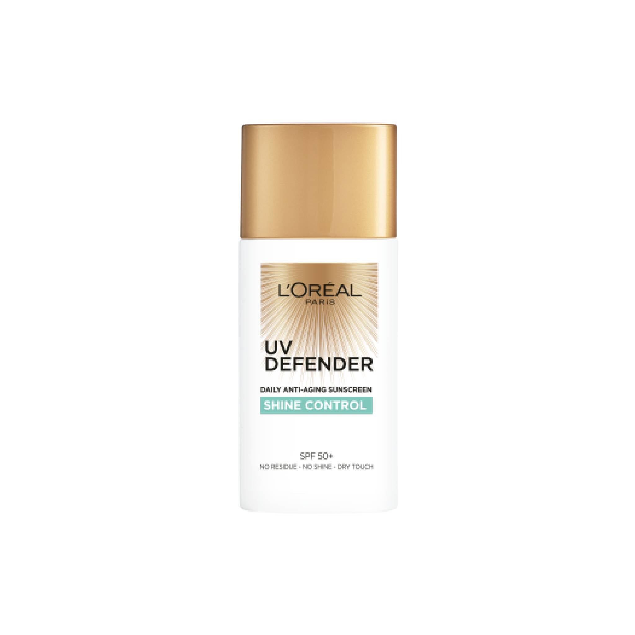L'Oreal Paris UV Defender Sunscreen SPF50+/PA++++ Shine Control 50ml Lebanon