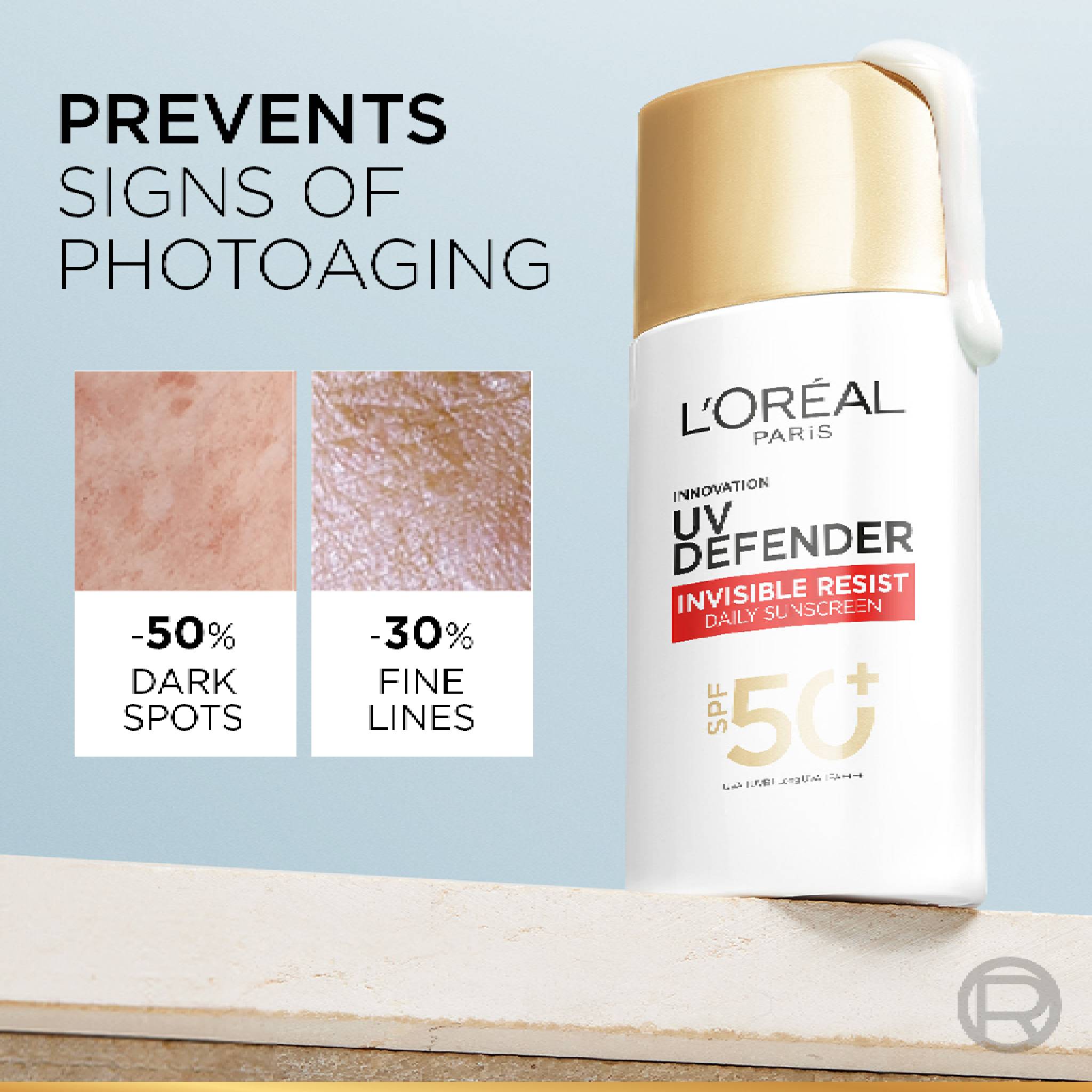 UV Defender Invisible Resist Daily Sunscreen
