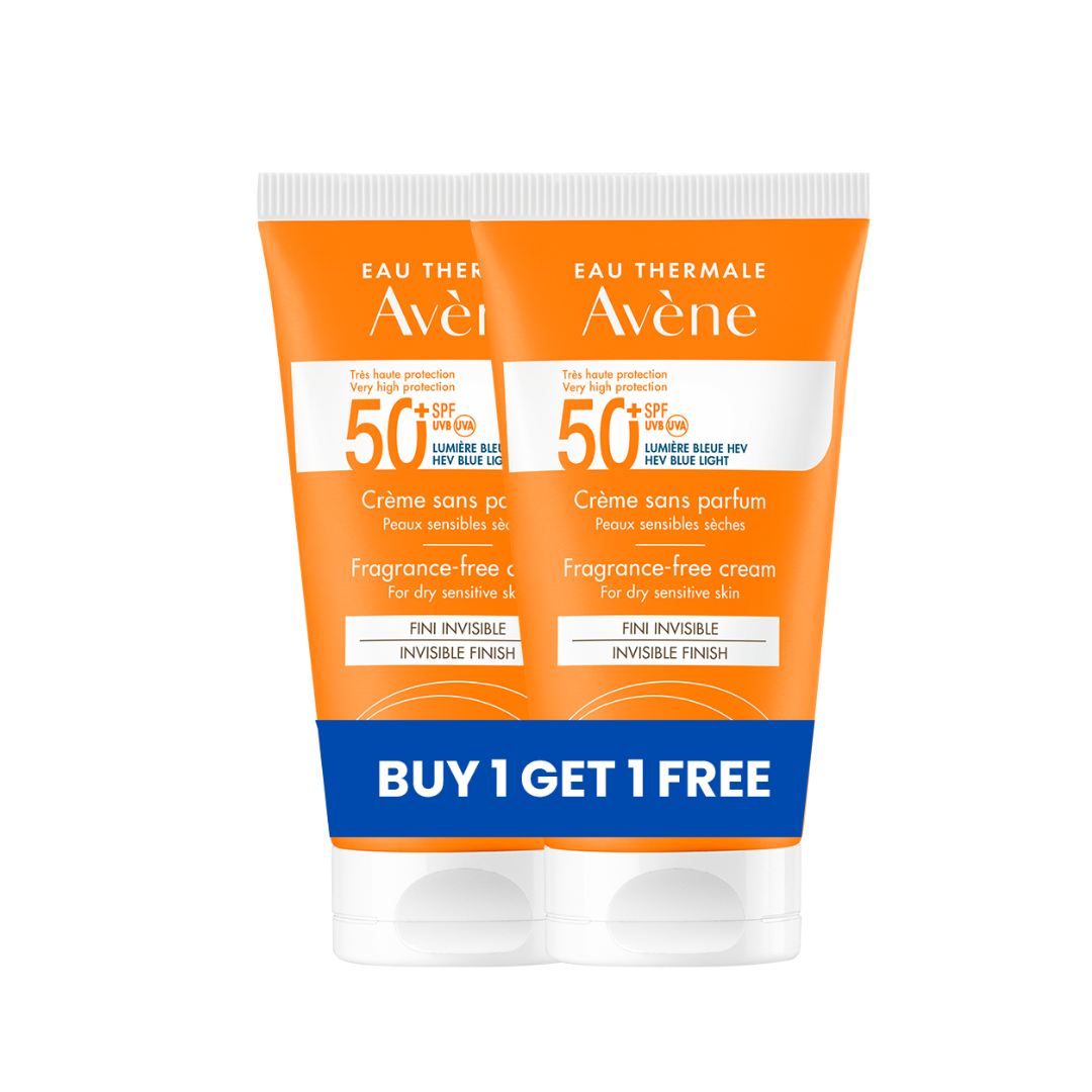 Avène Sunscreen Cream SPF 50+ Buy 1 Get 1 Free 50ml Lebanon