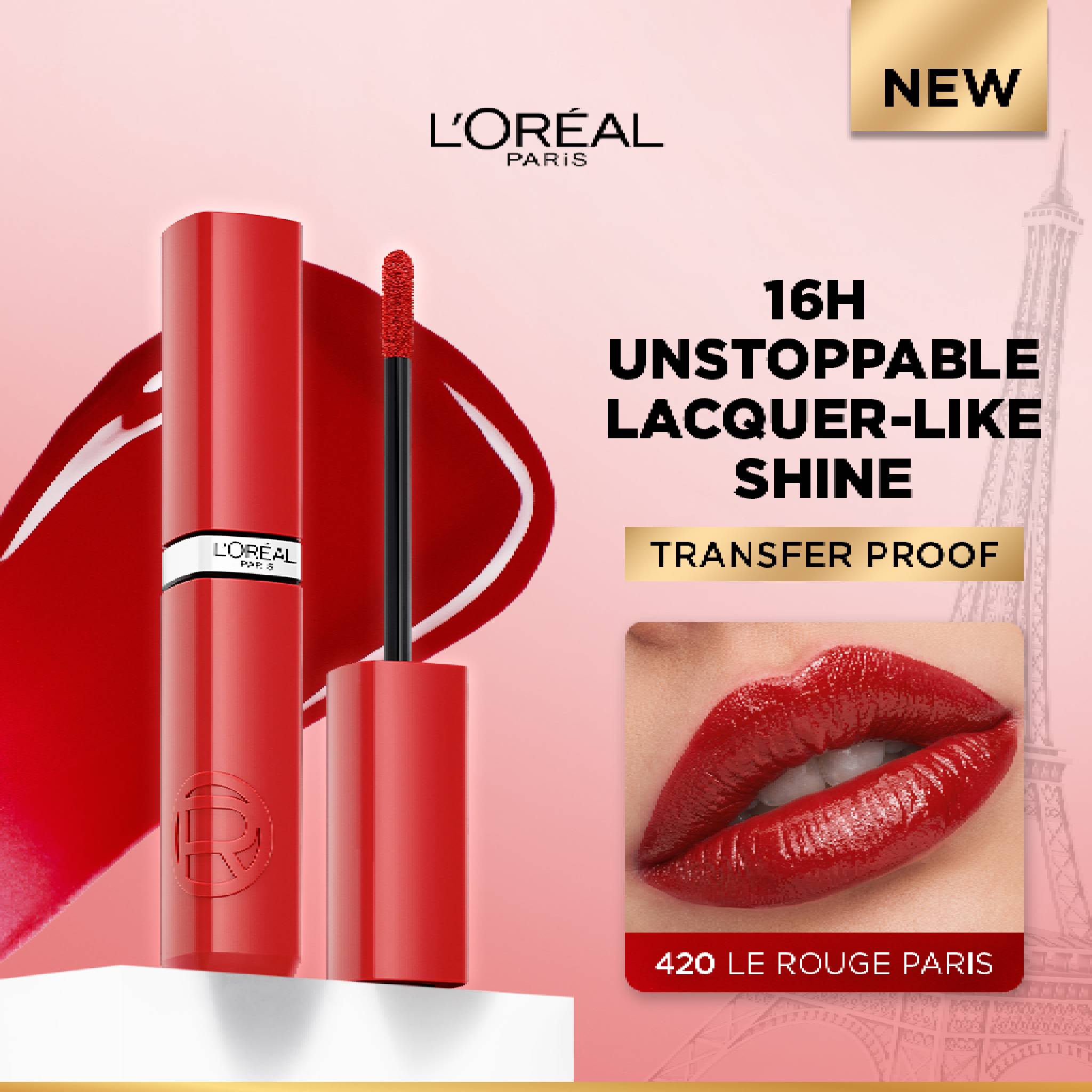 L'Oreal Paris Infallible Laque Resistance Lipstick 520 Berry Bordeaux Lebanon
