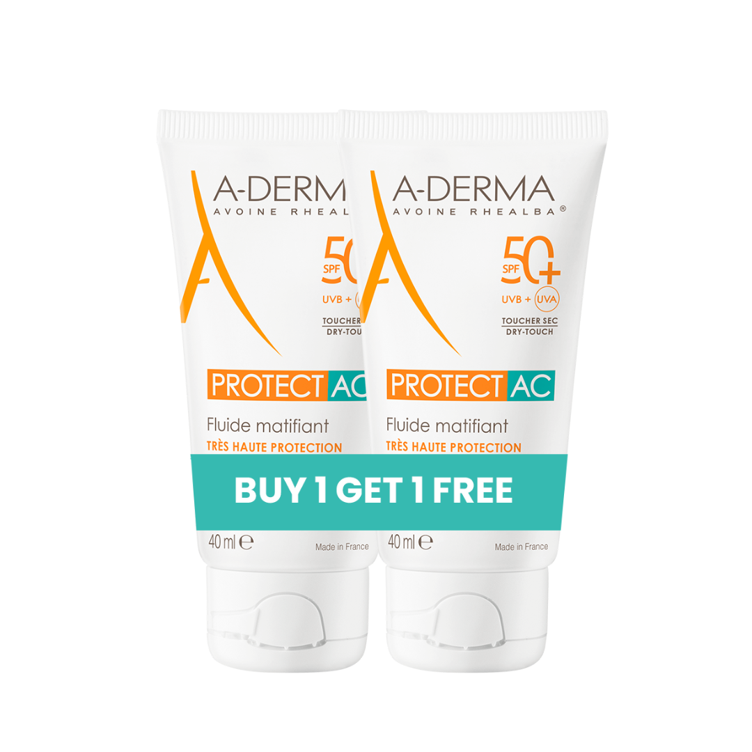 A-Derma Protect AC Mattifying Fluid Spf 50+ Buy 1 Get 1 Free 40ml Lebanon